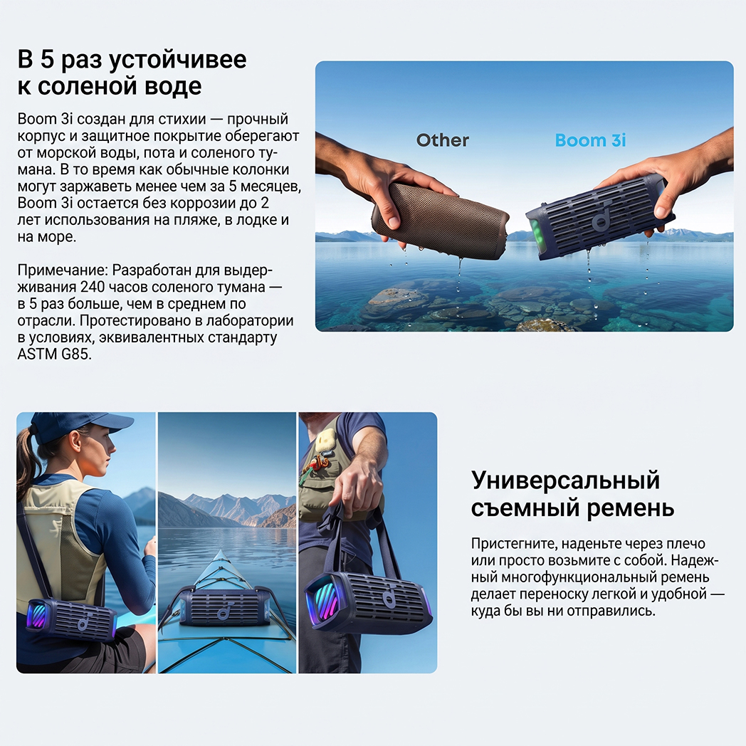 thumb картинка Портативная колонка Anker Soundcore Boom 3i от магазина Fastoo