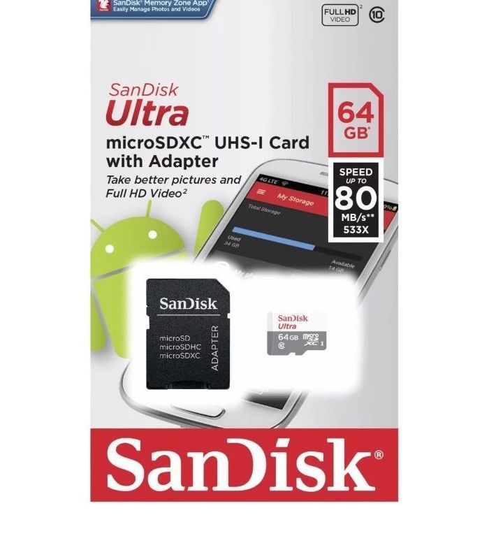 thumb картинка Карта памяти microSDXC UHS-1 от магазина Fastoo