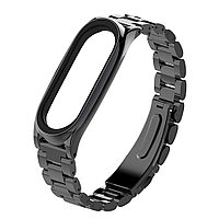 thumb картинка Ремешок для Xiaomi Mi Band 5 металлический на застёжке (3 звена) от магазина Fastoo