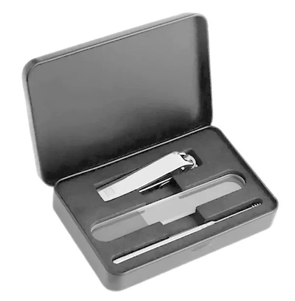 thumb картинка Маникюрный набор HuoHou No Splash Nail Clippers Set With Metal Case (HU0210) от магазина Fastoo