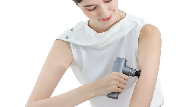 thumb картинка Массажер перкуссионный Merach NANO Fascia Gun (MR-1537H) от магазина Fastoo