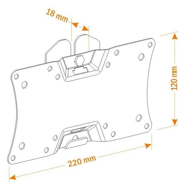 thumb картинка Кронштейн для телевизора HOLDER LCDS-5060 (19"-32") от магазина Fastoo