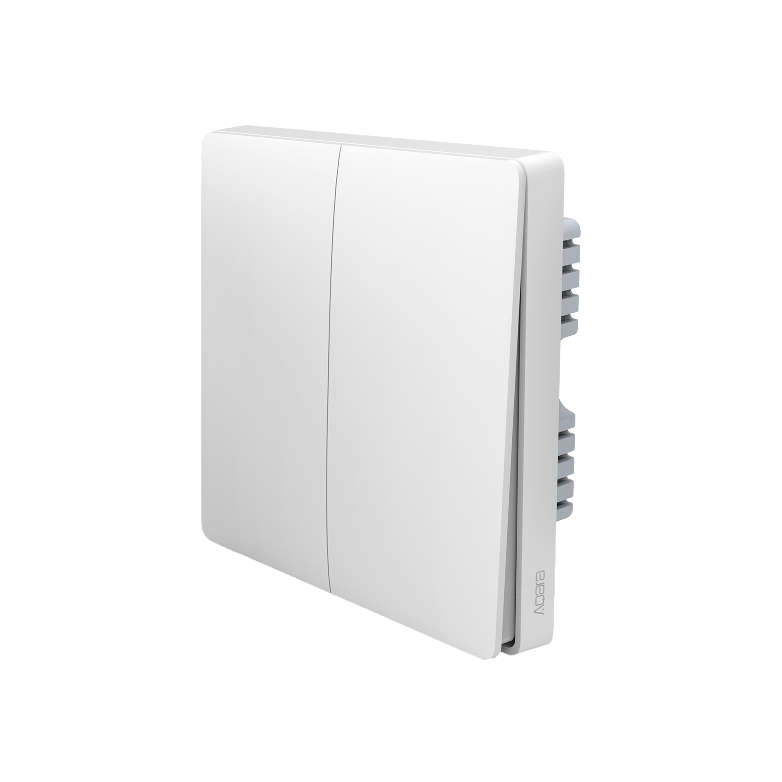 thumb картинка Выключатель настенный Aqara Wall Light Switch (двуклавишный) от магазина Fastoo