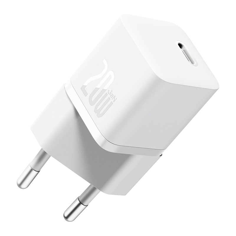 thumb картинка Сетевое зарядное устройство Baseus GaN5 Fast Charger (Mini) 1C 20W EU от магазина Fastoo