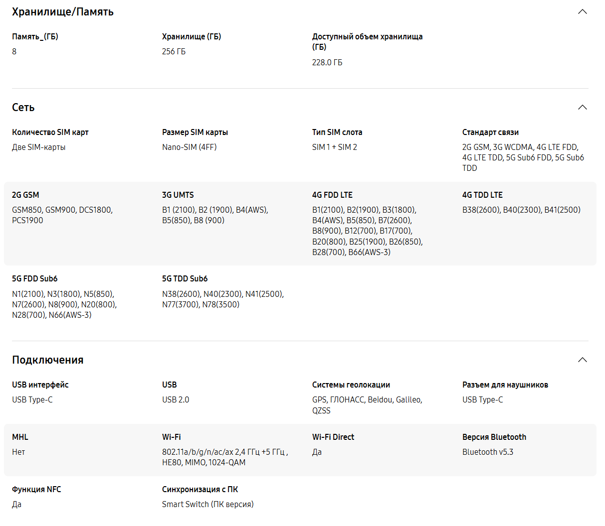 thumb картинка Смартфон Samsung Galaxy A37 8/256 Gb от магазина Fastoo