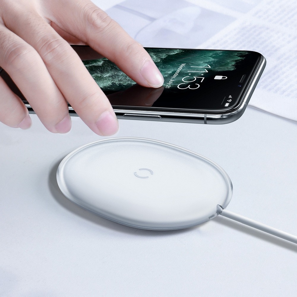 thumb картинка Беспроводное зарядное устройство Baseus Jelly 15W BS-W510 от магазина Fastoo