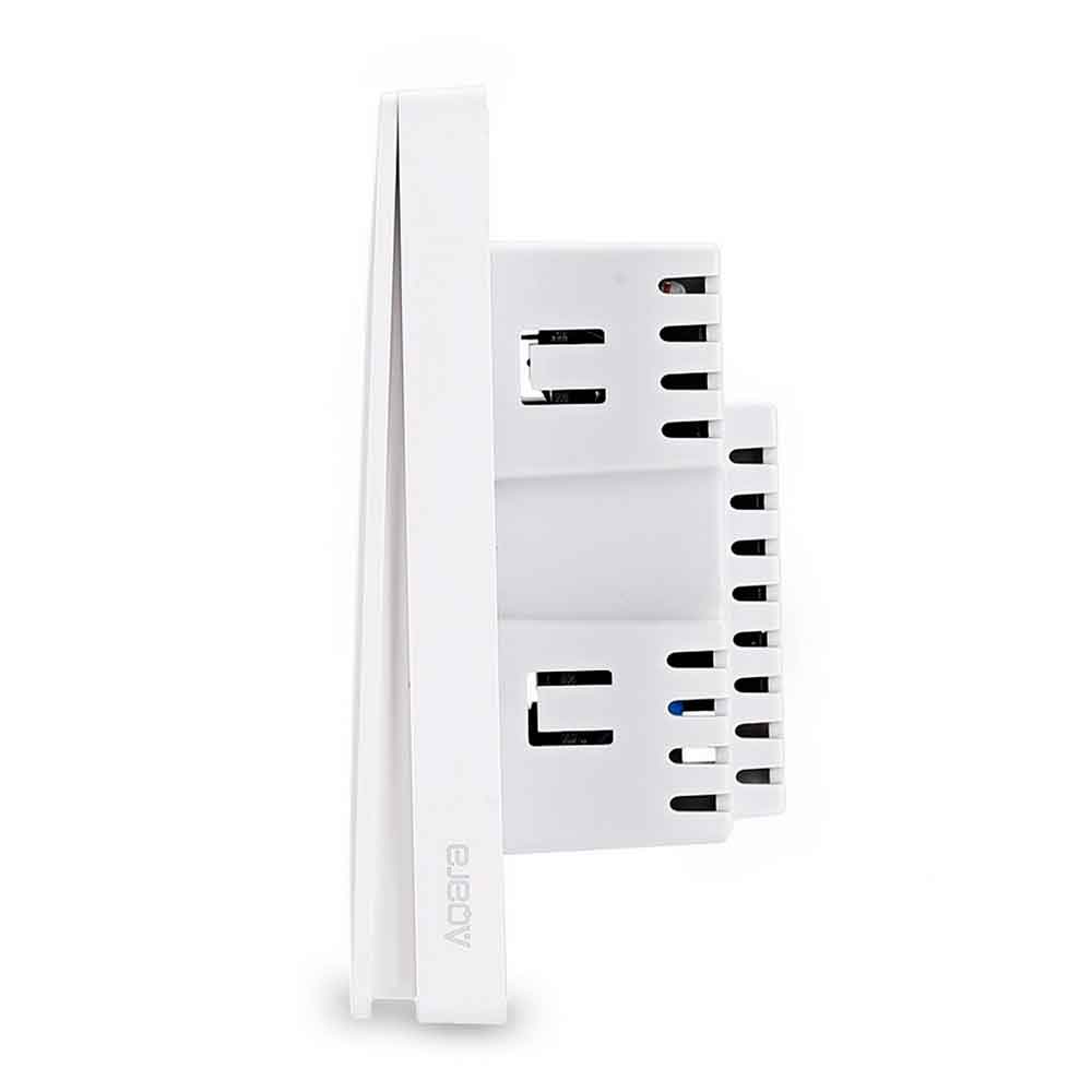 thumb картинка Выключатель настенный Aqara Wall Light Switch (двуклавишный) от магазина Fastoo