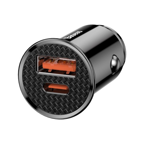 thumb картинка Автомобильное зарядное устройство Baseus Circular Plastic A+C PPS Charger Car Charger 30W от магазина Fastoo