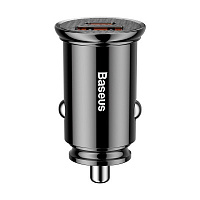 картинка Автомобильное зарядное устройство Baseus Circular Plastic A+C PPS Charger Car Charger 30W магазин Fastoo являющийся официальным дистрибьютором в России 