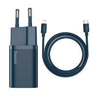 картинка Сетевое зарядное устройство Baseus Super Si Quick Charger 1C 20W EU магазин Fastoo являющийся официальным дистрибьютором в России 