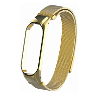 картинка Ремешок для Xiaomi Mi Band 3/4 металлический на магните магазин Fastoo являющийся официальным дистрибьютором в России 