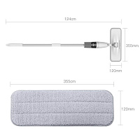 картинка Ткань сменная швабры Water Spray Mop Deerma TB 500/800 (1шт) магазин Fastoo являющийся официальным дистрибьютором в России 