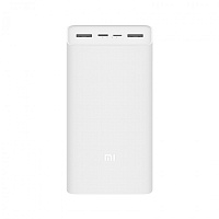 картинка Аккумулятор внешний Xiaomi Mi Power Bank 3 (30000 mAh) USB-C Type магазин Fastoo являющийся официальным дистрибьютором в России 